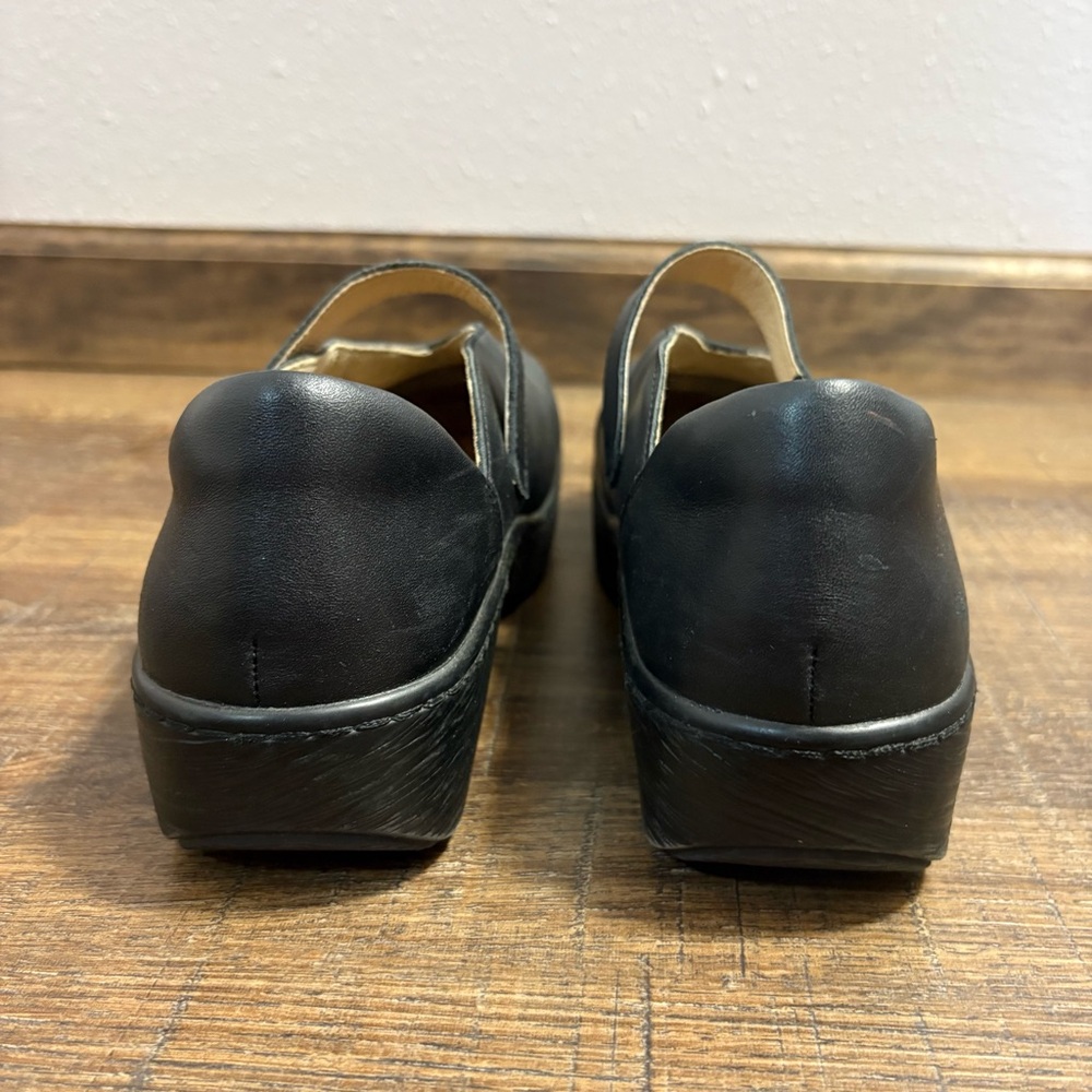 Alegria Black Leather Clog - Picture 9 of 10